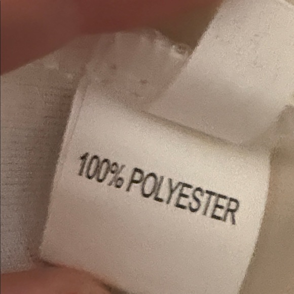 Women’s White Long Sleeves Brown Buttons - Picture 2 of 2